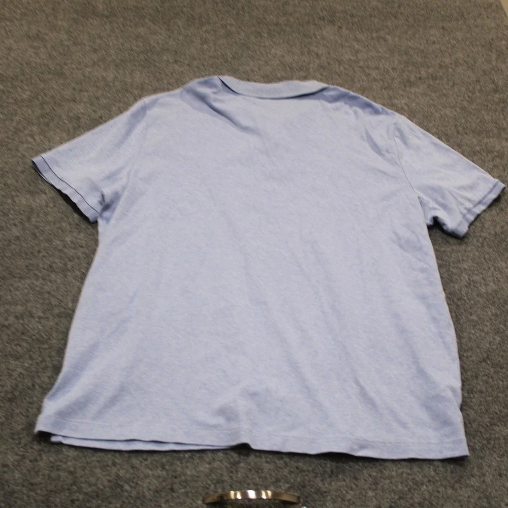 Polo Ralph Lauren Mens XL Classic Fit‎ Light Blue Polo Shirt Red Logo